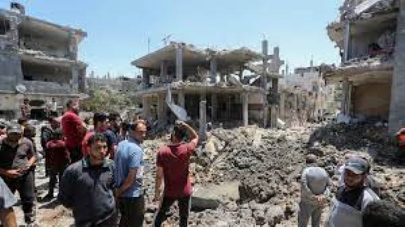 Dapak serangan roket-roket Israel