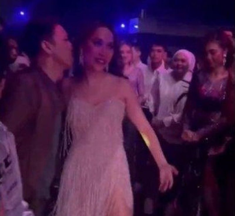 Ariel Noah kepergok cium BCL. (Tangkapan layar TikTok/@CepiAripin477)