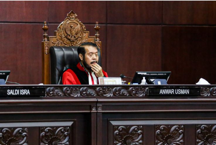 Ketua Majelis Hakim MK Anwar Usman (Jawa pos)