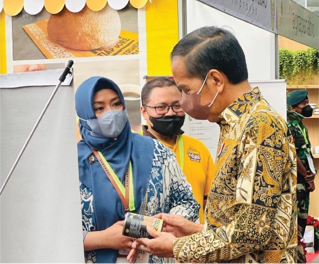 ROTI KOPI: Ropi yang diniatkan untuk menggaet seluruh segmentasi market ini juga pernah disambangi oleh Presiden Jokowi. (ISTIMEWA)