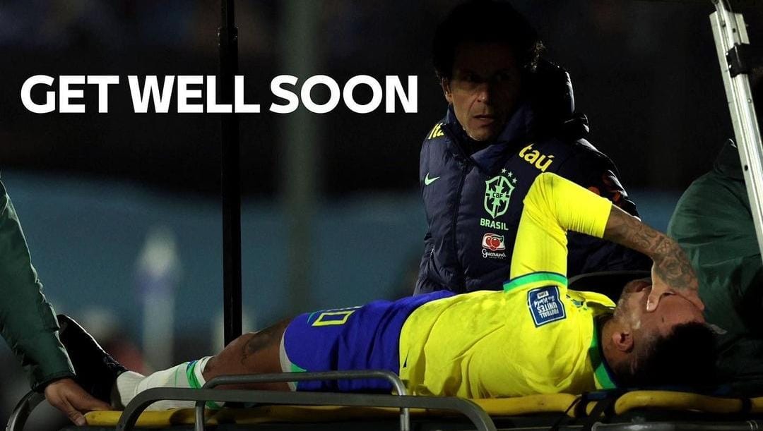 Neymar mengalami cedera ACL dan harus absen selama 4 bulan kedepan (sumber foto Instagram @alhilal)
