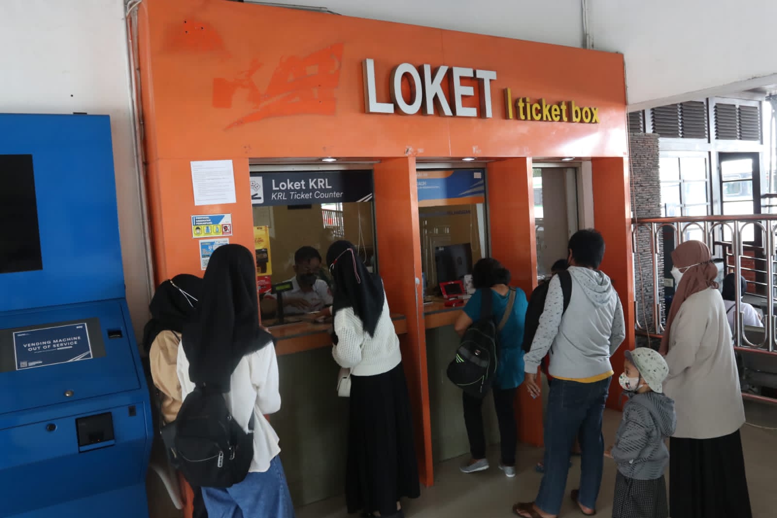 PASTI DIKEMBALIKAN: Suasana loket di Stasiun Tugu Yogyakarta. (Dok Daop 6 Yogyakarta/Radar Jogja)