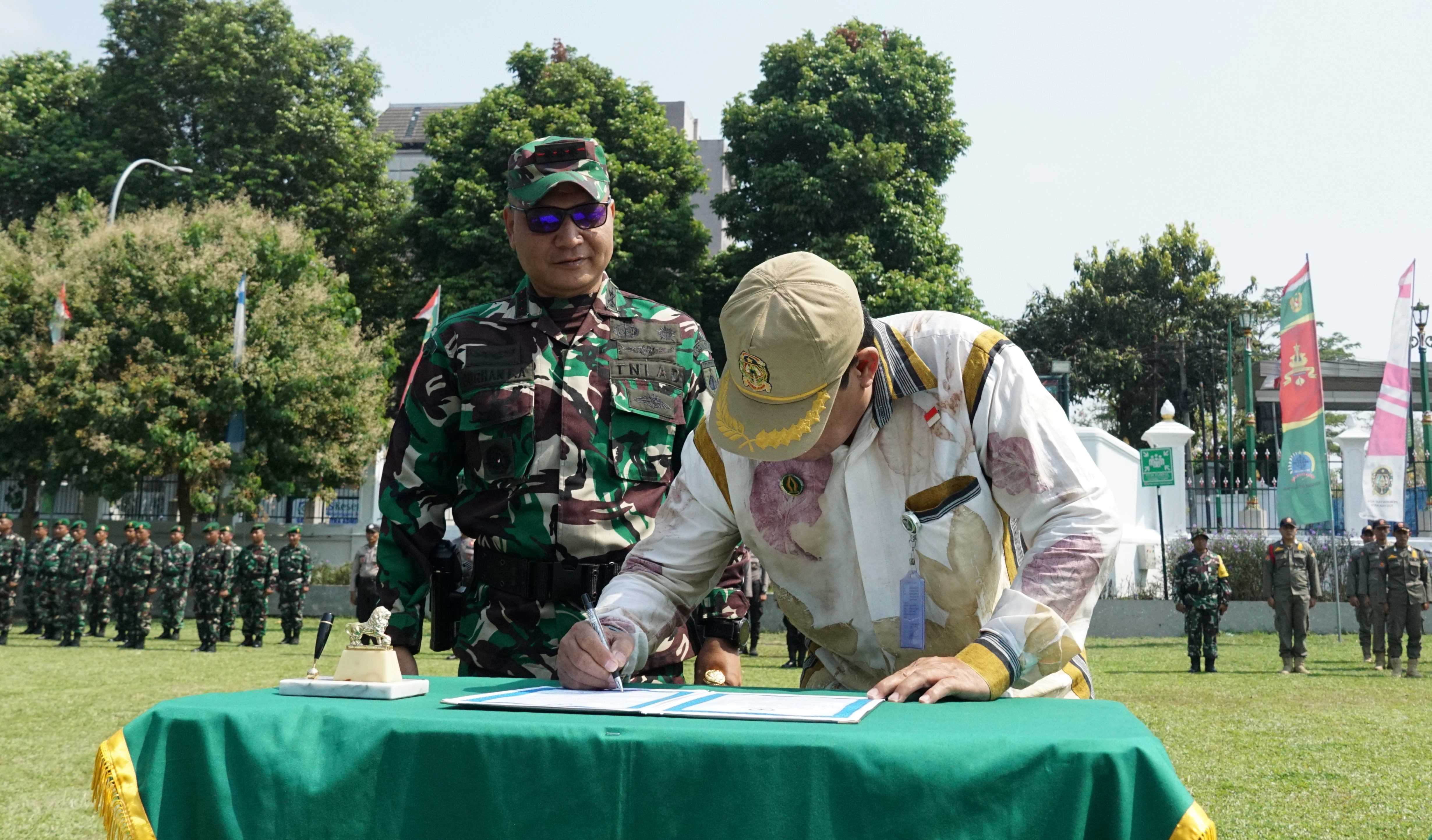 penutupan TMMD Sengkuyung Tahap 3 di Balai Kota Jogja, Kamis (19/10).