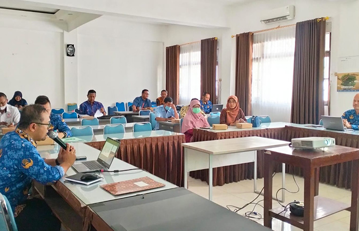 MINTA BANTUAN - Bappeda Kabupaten Gunungkidul saat menggelar pertemuan dengan Forum CSR untuk melaksanakan launching dan sosialisasi gerakan Gumregah Asasta beberapa waktu lalu.