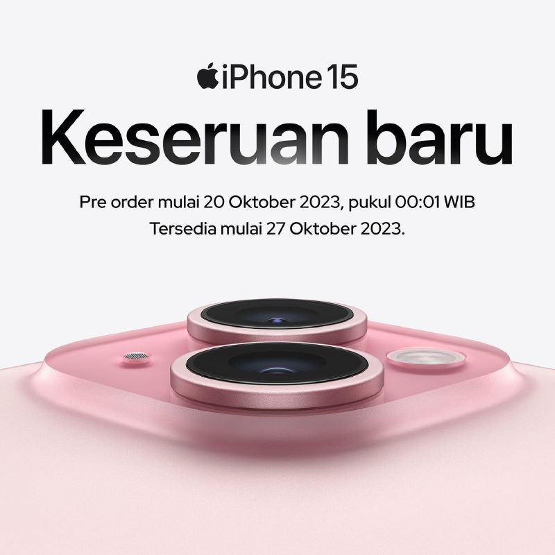 iPhone 15 mulai preorder hari ini, 20 Oktober 2023. (Instagram/iboxindonesia)