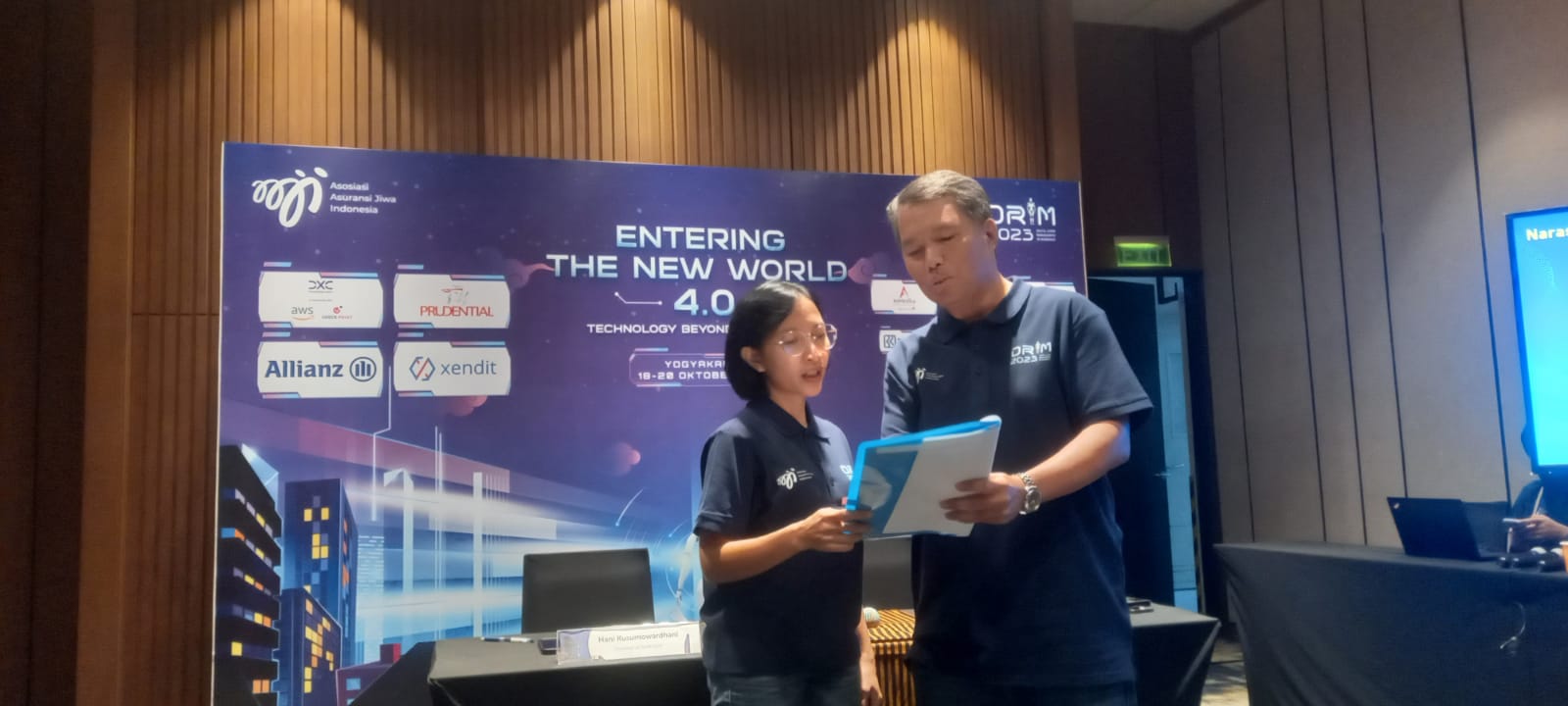 TANGGUNG JAWAB: Asosiasi Asuransi Jiwa Indonesia (AAJI) menggelar Seminar Digital & Risk Management in Insurance (DRiM) di Yogyakarta. (Khairul Ma
