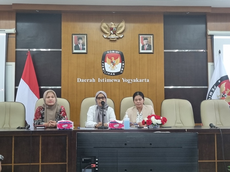 Konferensi pers dari KPU DIJ terkait penayangan film Kejarlah Janji goes to pesantren dan kampus