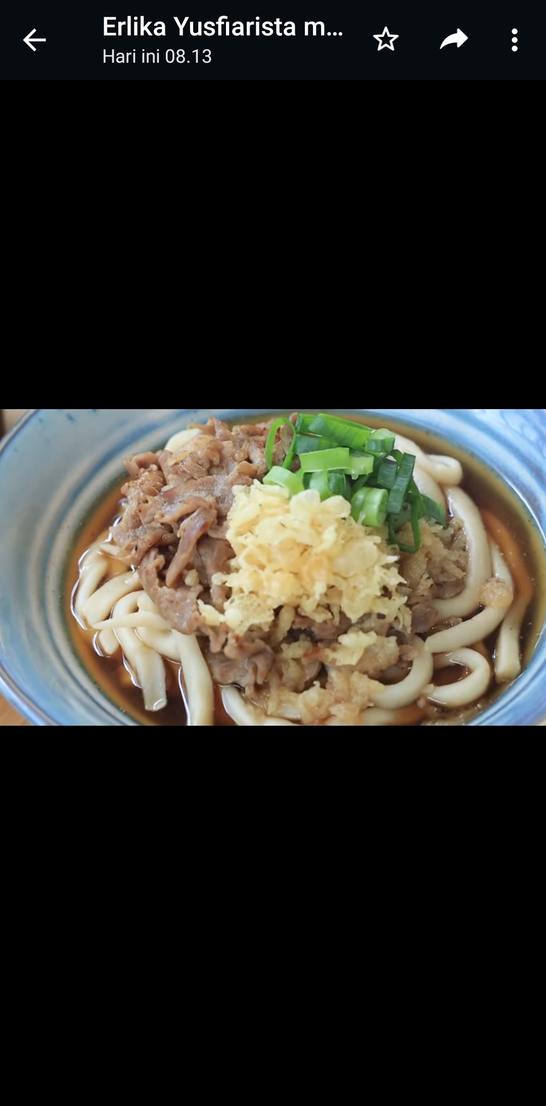 Niku Udon ala chef Devina Hermawan. (Tangkapan layar Youtube/Devina Hermawan)