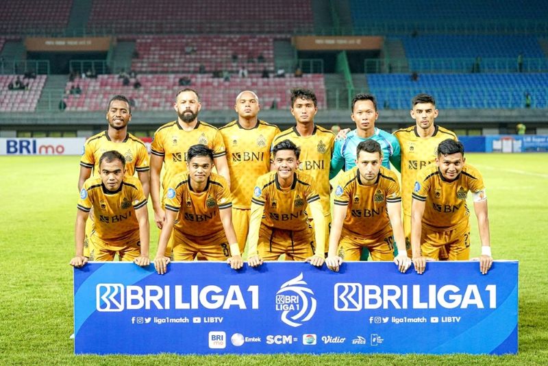 MANTAB: potret para pemain bhayangkara FC sebelum pertandingan