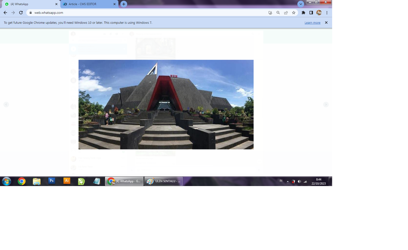 Museum Gunung Merapi, Kaliurang, Pakem, Kabupaten Sleman. (Instagram/@visitkaliurang)