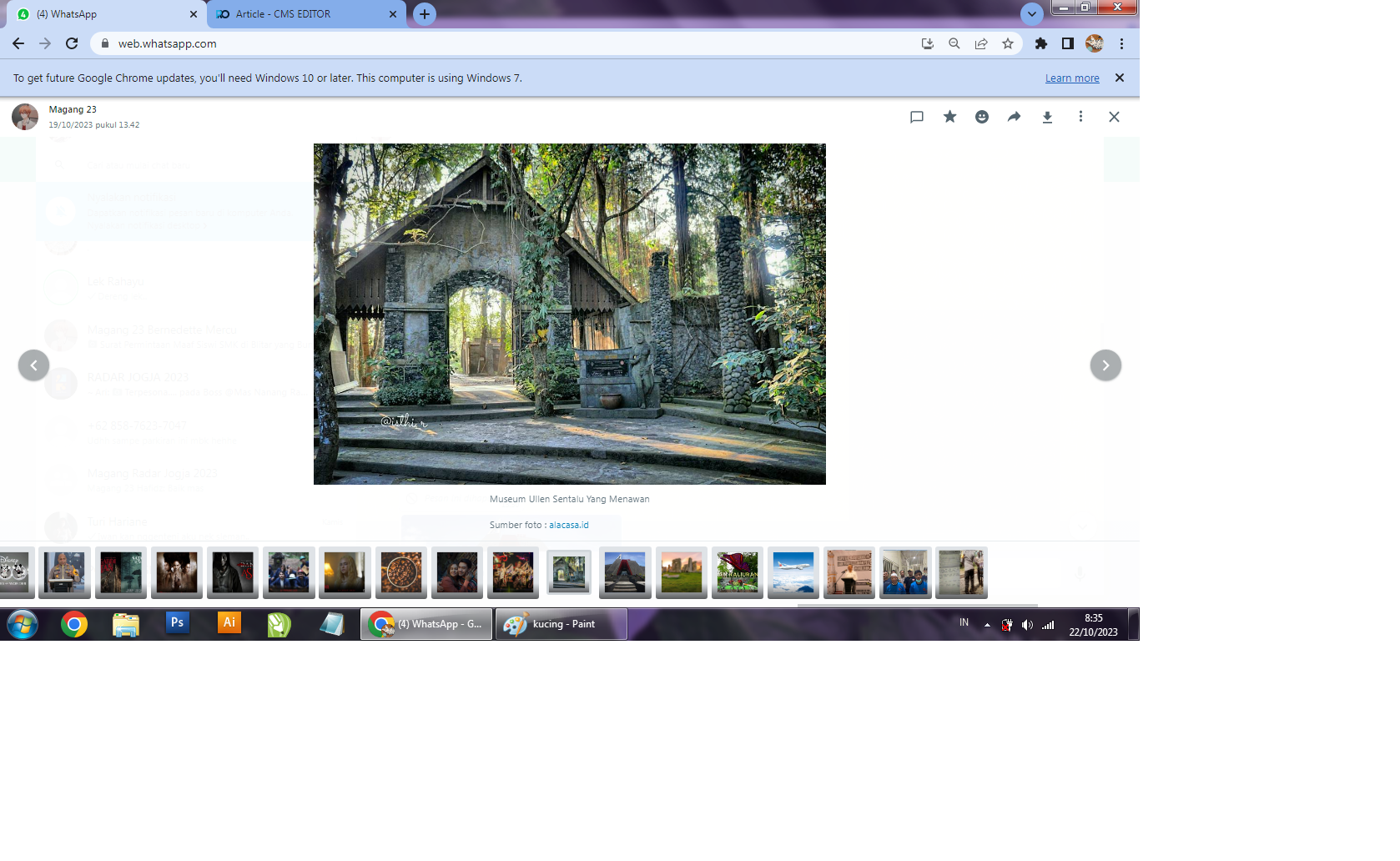 Museum Ullen Sentalu Yang Menawan. (alacasa.id)