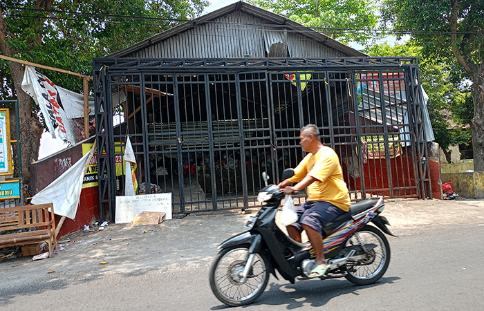 Kondisi Depo Lapangan Karang, Senin (23/10).Alfi Annissa Karin/Radar Jogja