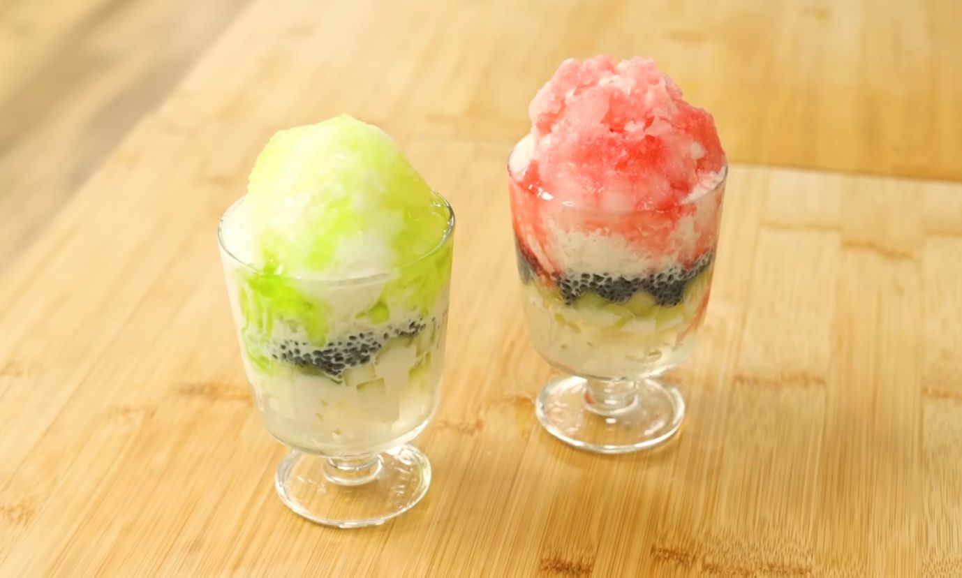 Foto: Tangkapan layar resep patbingsoo ala chef Devina Hermawan
