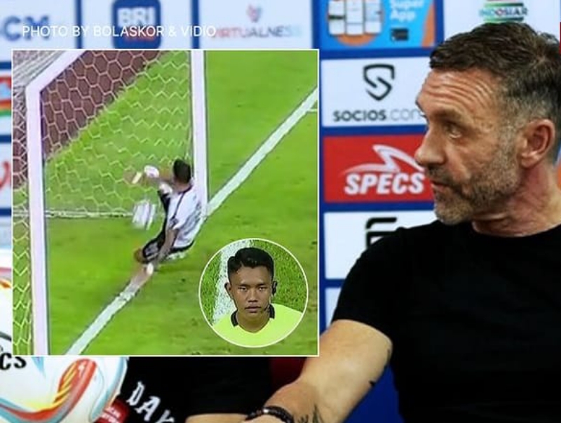 NO COMMENT: Pelatih Persija Thomas Doll tampak kecewa terhadap kinerja wasit usai ditekuk Rans Nusantara dengan skor 1-2 di Stadion Patriot Candrabhaga. (Istimewa)