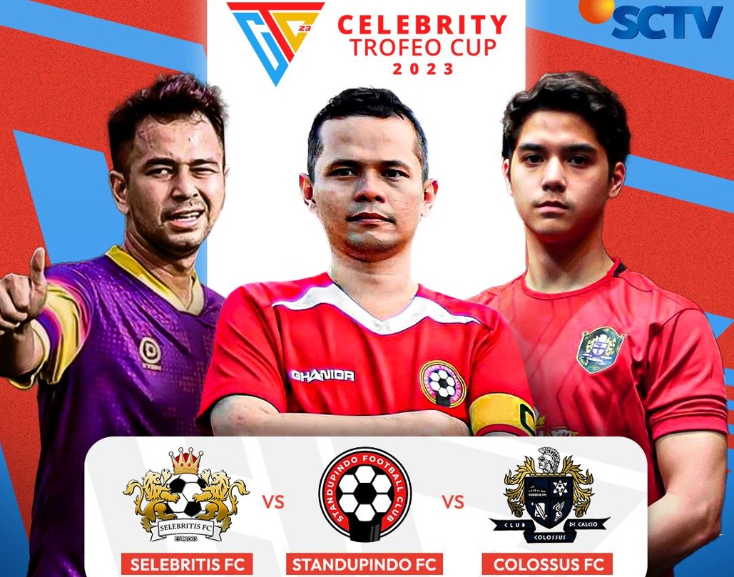 LIVE &ldquo;Celebrity Trofeo Cup 2023&rdquo; pada hari Minggu, 29 Oktober 2023 pukul 14.00 WIB