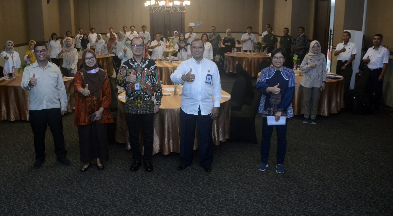 CEGAH: Suasana pembukaan Rakor Tim Koordinasi Daerah Pencegahan dan Pengendalian Zoonosis dan Penyakit Infeksius Baru DIY di Horison Ultima Riss Malioboro Jogja Rabu (25/10). (Dok Pemprov DIY)