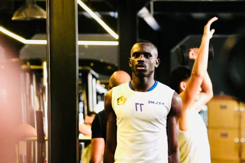 para pemain Persik menjalani pemulihan dengan latihan otot di GYM