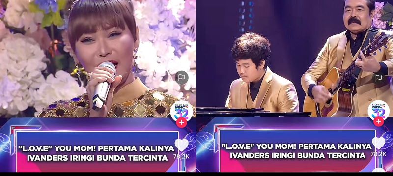 Kolaborasi Inul Daratista bersama Suaminya Adam Suseno dan anaknya Ivanders (Tiktok/@MNCTV)