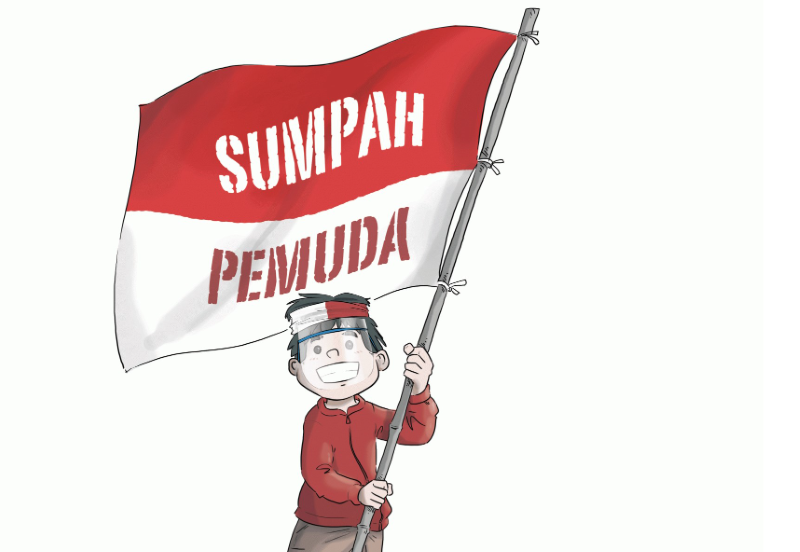 Ilustrasi Peringatan Hari Sumpah Pemuda yang jatuh pada 28 Oktober. (Website/kemahasiswaan.sahabatuap.id)