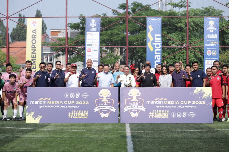 Kompak: suasana yang kompak dalam pembukaan Media Cup 2023