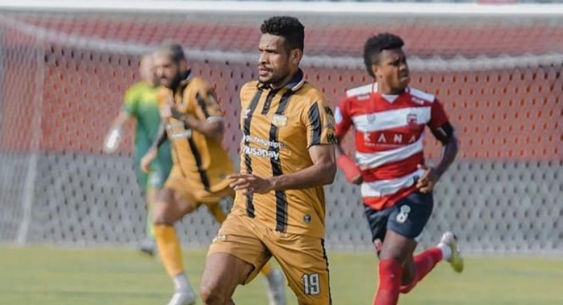 MENANG: Dewa United berhasil tumbangkan Madura United dengan skor 1-4 pada pekan ke-16 BRI Liga 1, di Stadion Gelora Madura Ratu Pamelingan, Pamekasan, Minggu (22/10). (Dok Dewa United)