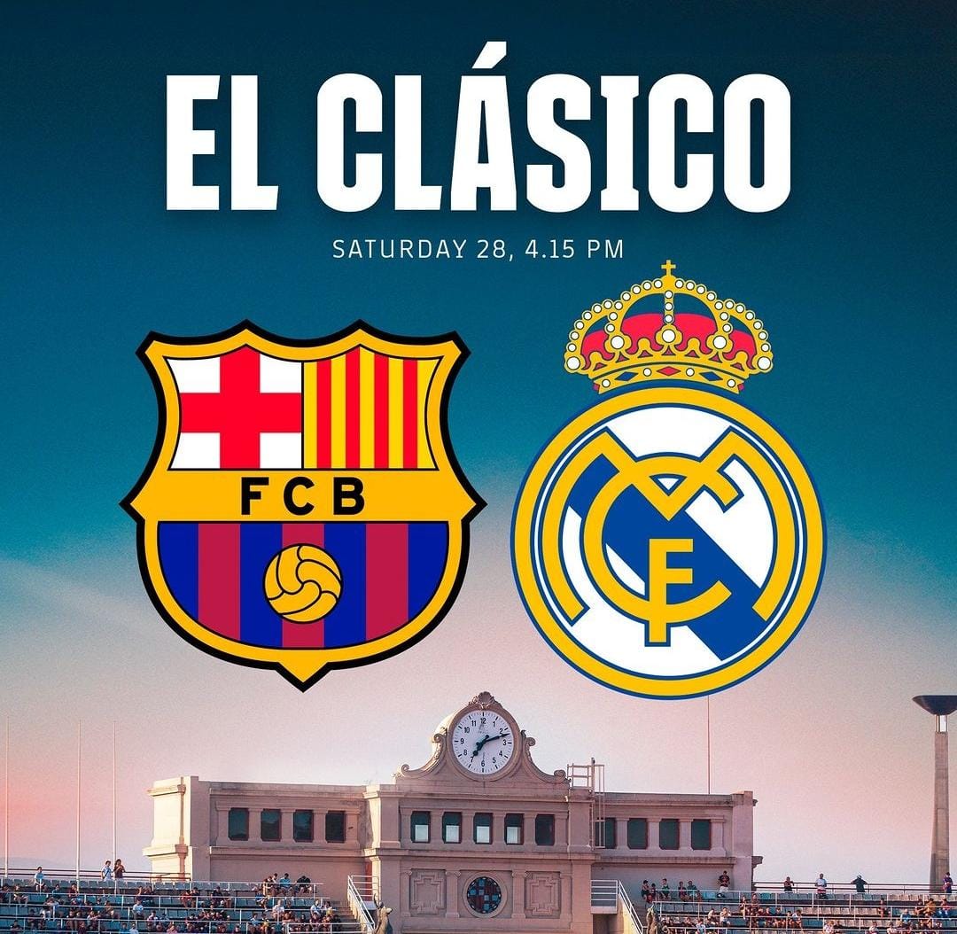 El Clasico edisi ke 255 siap tersaji pada malam Minggu (sumber foto Instagram @fcbarcelona)