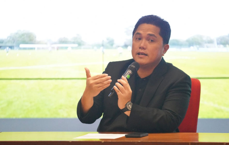 OPTIMISTIS: Erick Thohir Ketua Umum PSSI (Dok PSSI)