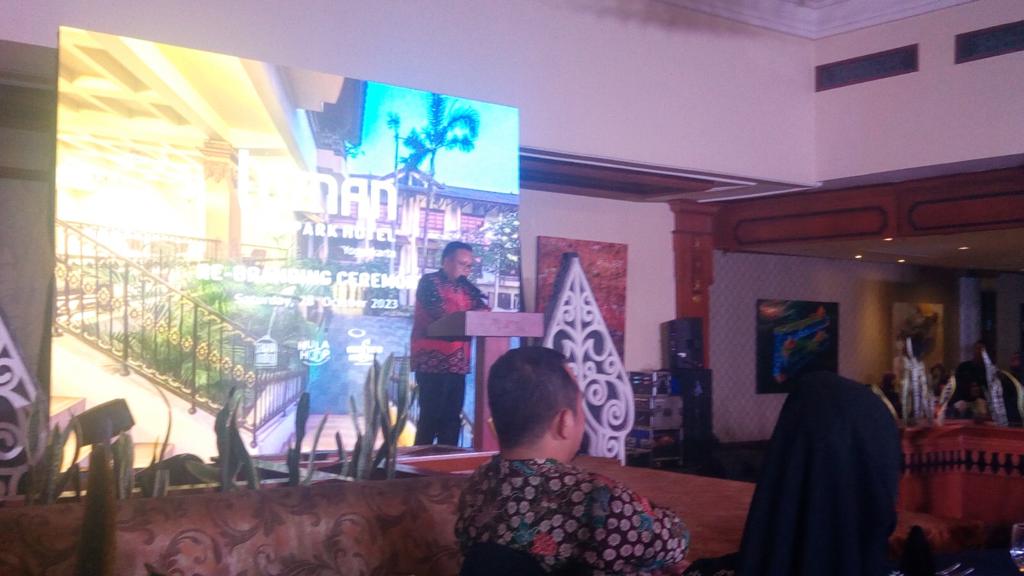 Ketua DPRD DIJ Nuryadi memberikan sambutan
