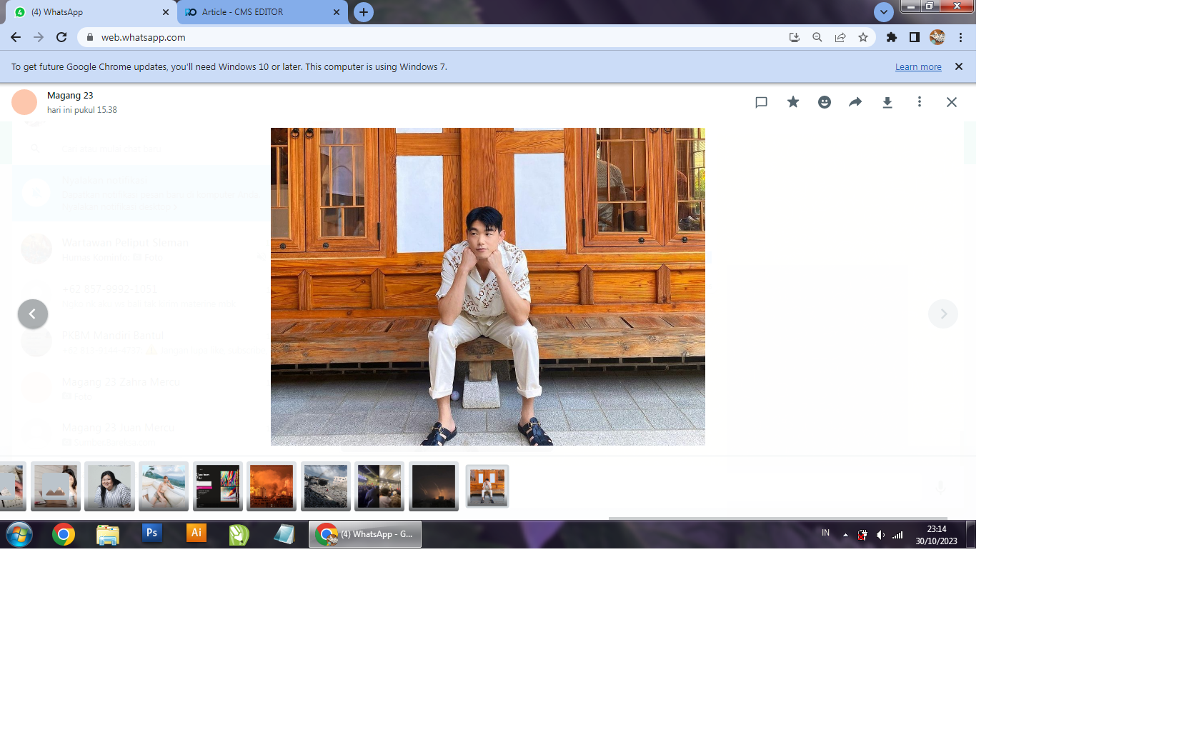 Penyanyi berdarah Korea-Amerika Eric Nam. (Instagram/@ericnam) Sumber: voi.id