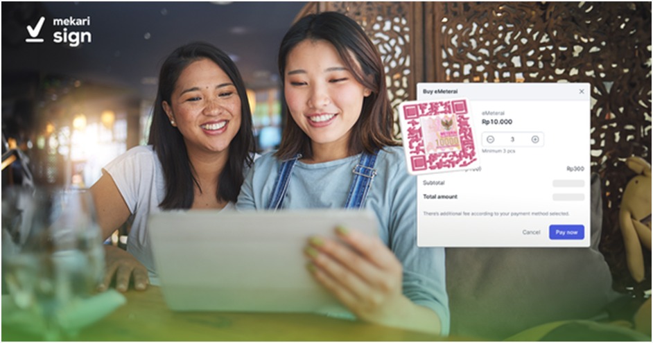 Ilustrasi E-Meterai. (ISTIMEWA)