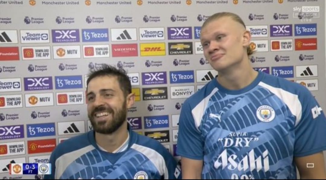DUET: Bernardol Silva dan Erling Haaland