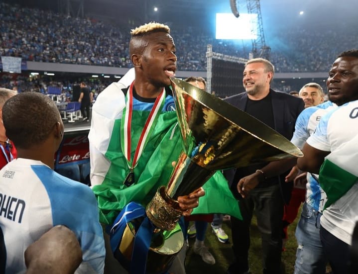 NYATA: Victor Osimhen pemain Napoli pertama dalam sejarah, yang menempati 10 besar peringkat Ballon d