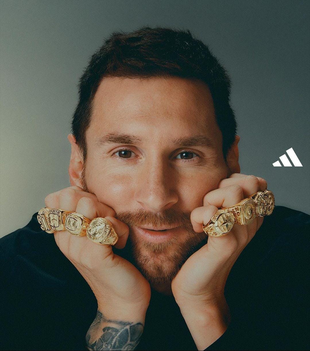 Rekor prestasi Messi yang sulit dipecahkan oleh manusia normal lainnya (sumber foto Instagram @adidasfootball)