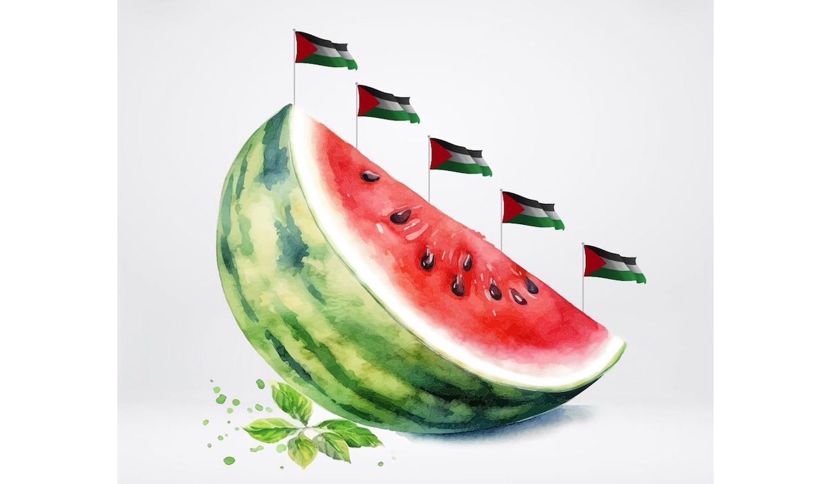 Alasan Emoji Buah Semangka Dipakai untuk Dukung Palestina sumber gambar media indonesia
