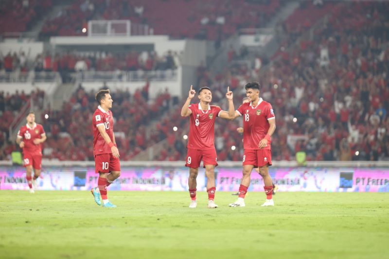 BANGGA:Timnas Indonesia dibawah asuhan Shin Tae-yong (pssi)
