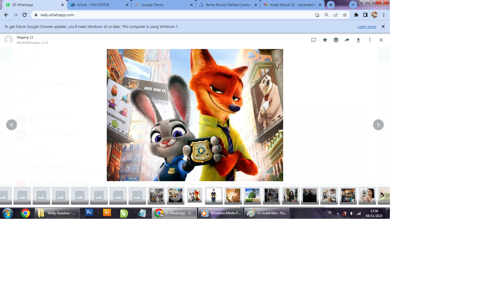 Kabar gembira penggemar animasi  karna Zootopia 2 akan segera digarap. (thedirect)