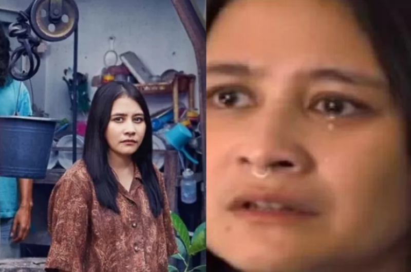 Prilly Latuconsina saat memerankan adegan menangis dalam film Budi Pekerti. (bicaraberita.com)