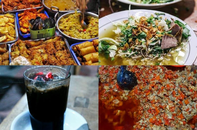 Menu-menu wisata kuliner malam di Jogja. (jogjakita.co.id dan Instagram/@_hendrikkk)