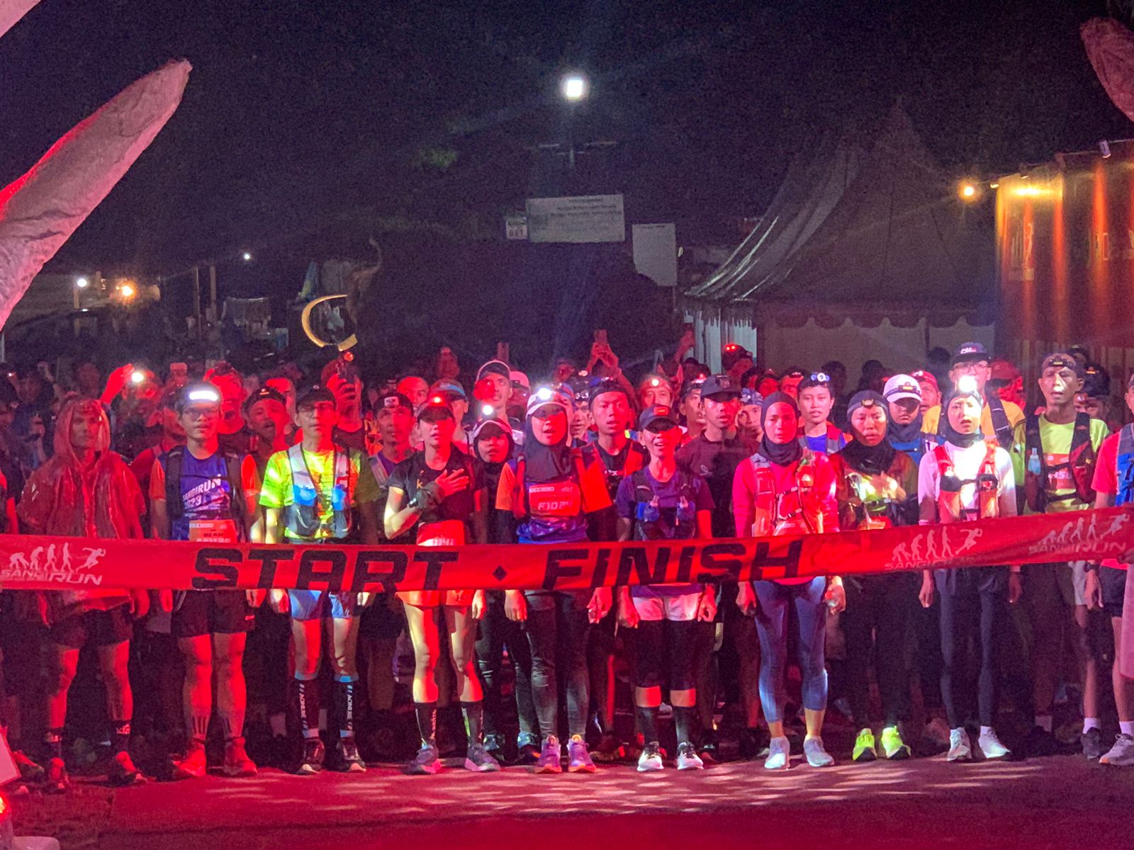 SANGIRAN: SangiRUN Night Trail 2023 sebagai salah satu upaya pengembangan dan pemanfaatan Situs Cagar Budaya Sangiran. (ISTIMEWA)