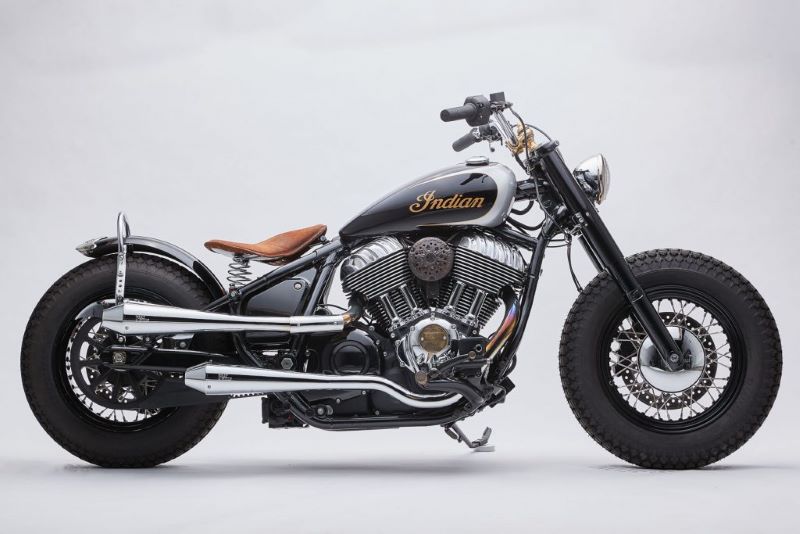 Ilustrasi motor Indian yang dimodifikasi. (momotor.id)