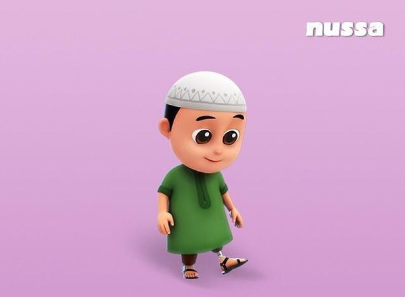 Karakter Nussa di film berjudul Nussa dan Rara. (Website/Kaskus)