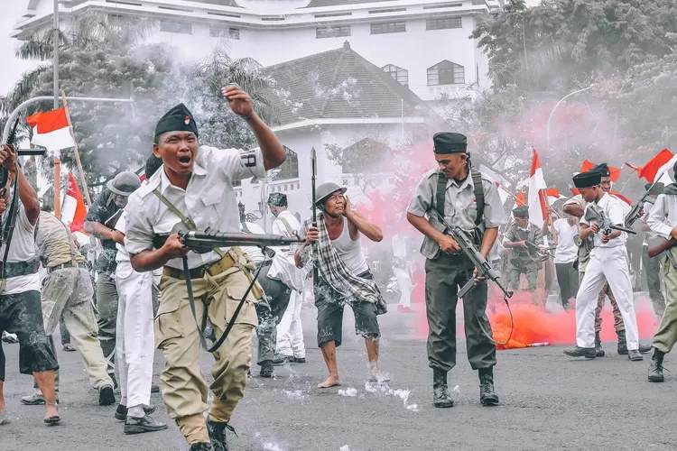Ilustrasi perjuangan para pahlawan - Sumber Foto  Klikaktual