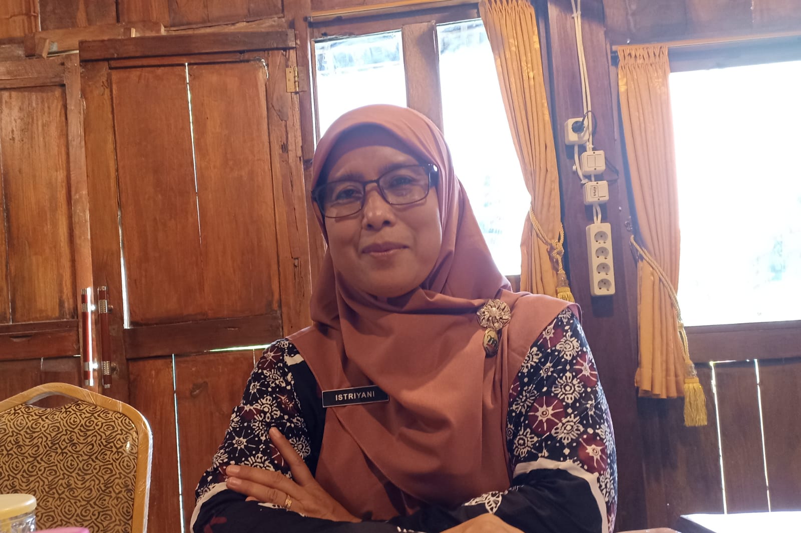 PRODUKTIF: Kepala Dinas Kelautan dan Perikanan Bantul Istriyani. (Gregorius Bramantyo/Radar Jogja)