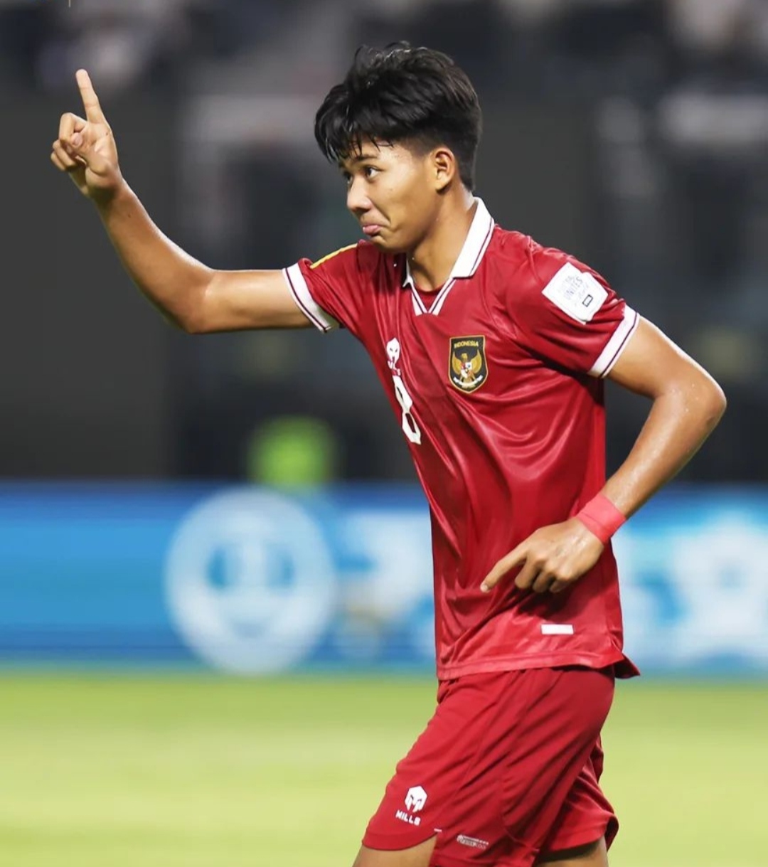 Selebrasi Arkhan Kaka setelah menjebol gawang Ekuador (IG timnas.indonesia)