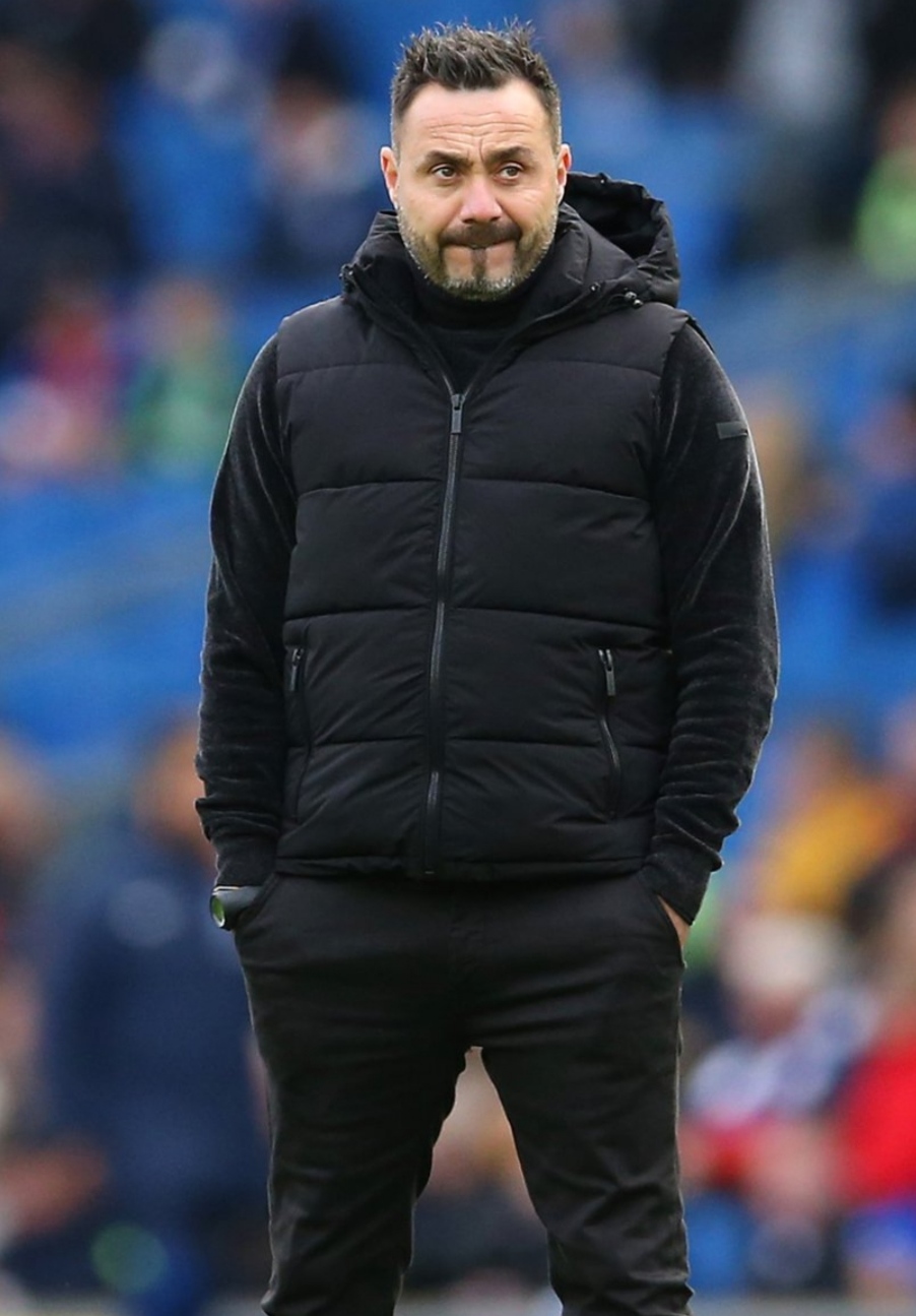 Roberto de Zerbi, pelatih Brighton and Hove Albion