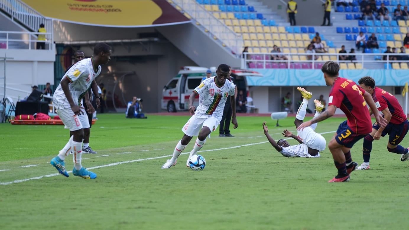 Laga Timnas Spanyol U-17 kontra Timnas Mali U-17. (FOTO: Doc. LOC WCU17/RKY)