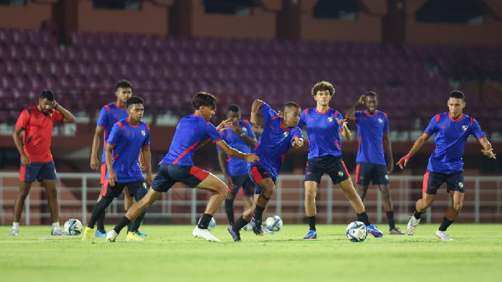 Suasana latihan Timnas Panama. Istimewa