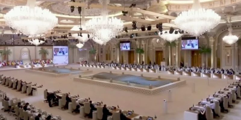 Konferensi Tingkat Tinggi (KTT) di Kota Riyadh, Arab Saudi, Sabtu (11/11/23). (AsiaToday.id)