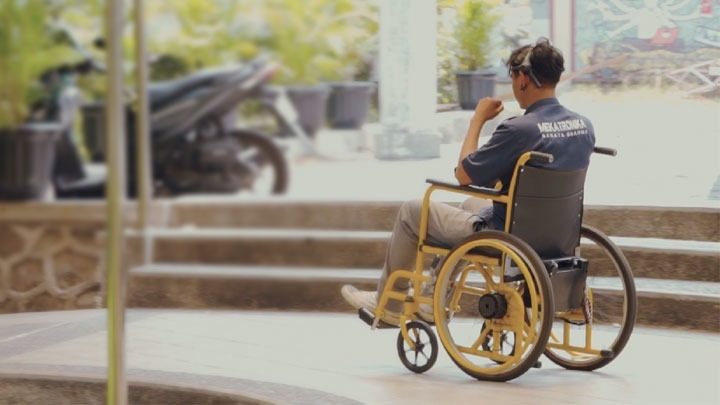 Mind Wheels atau kursi roda cerdas bagi penderita stroke (dok USD)