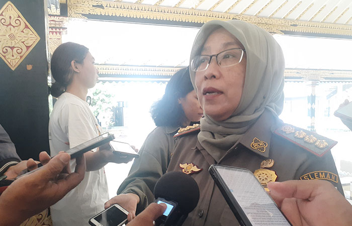 Kepala Satpol PP Sleman Shavitri Nurmala Dewi.IWAN NURWANTO/RADAR JOGJA